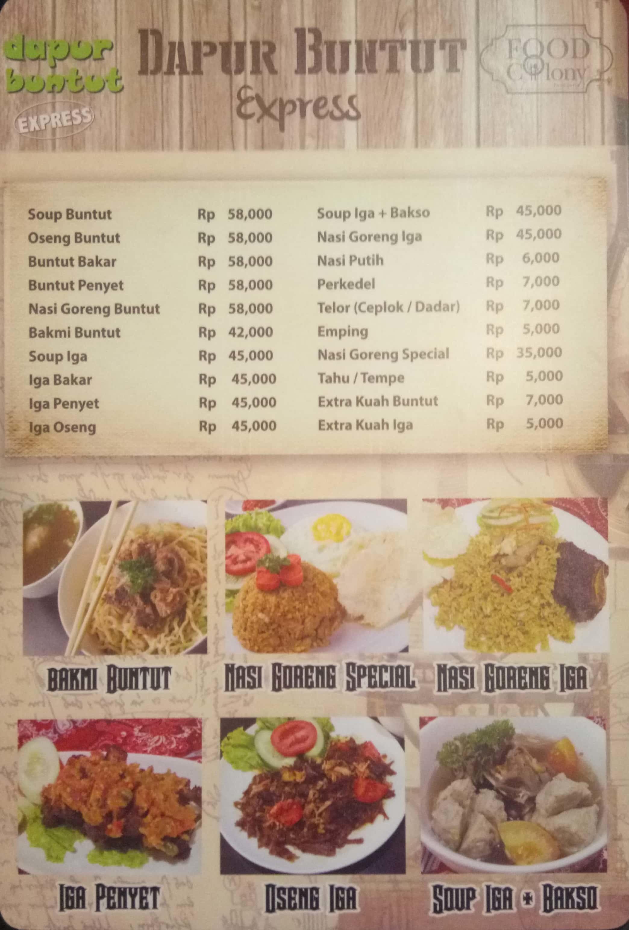 Dapur Buntut Pik Express Terdekat Restoran Dan Tempat Makan Indonesia