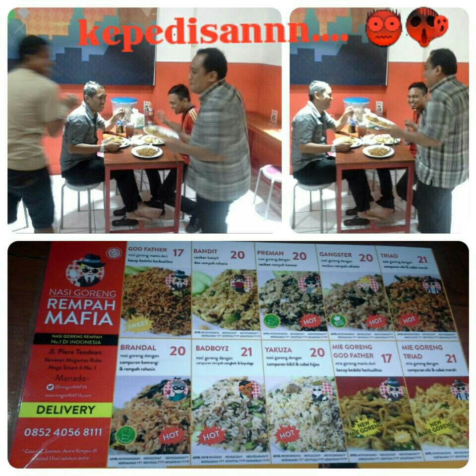 Harga Menu Nasi Goreng Rempah Mafia Terbaru Di Manado Manado