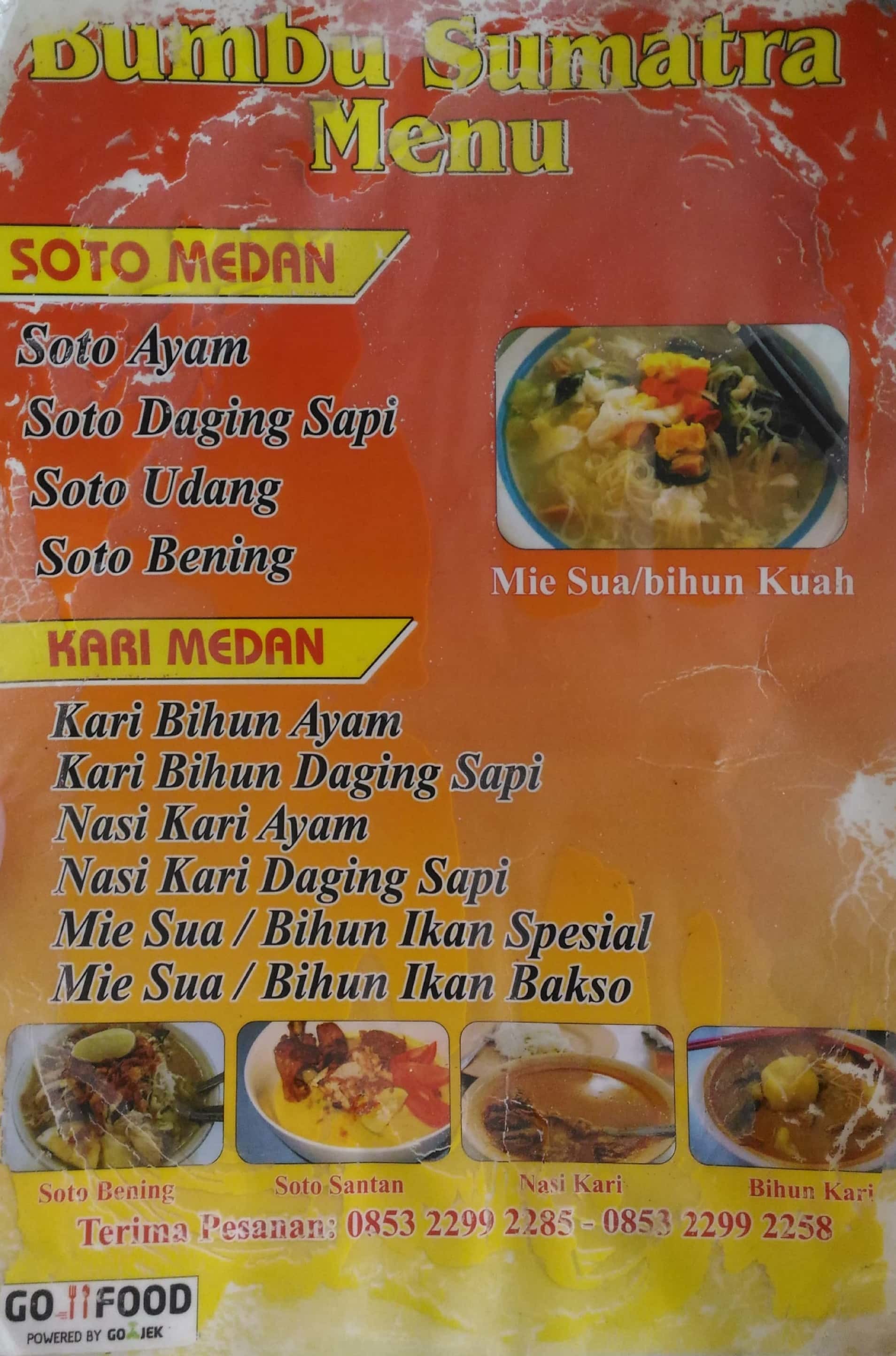 Harga Menu Bumbu Sumatra Soto Medan Terbaru 2022 2023 Di Jakarta Jakarta