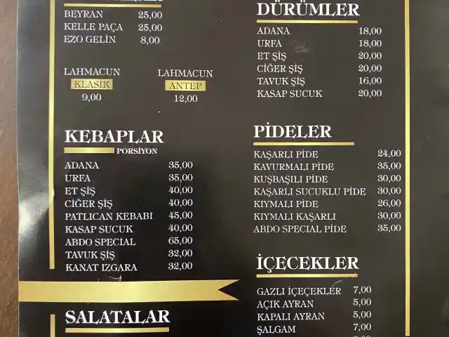 Abdo Gaziantep Kebap'nin yemek ve ambiyans fotoğrafları 5