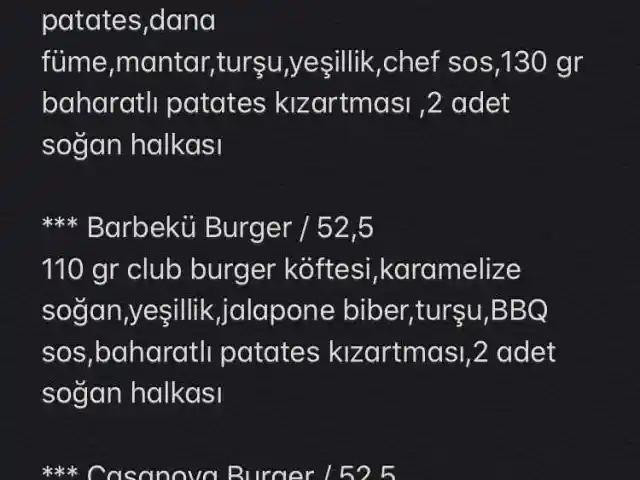 Burger Club Bakırköy'nin yemek ve ambiyans fotoğrafları 5