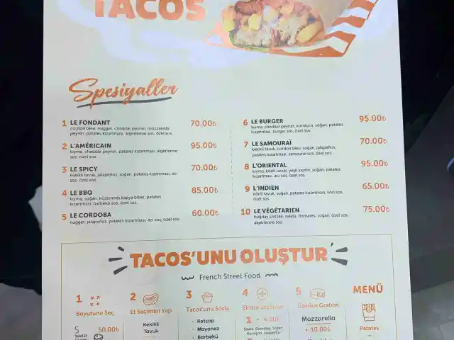 Authentic French Tacos'nin yemek ve ambiyans fotoğrafları 4