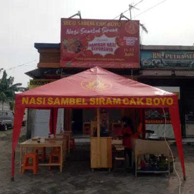 Nasi Sambel Siram Cak Boyo