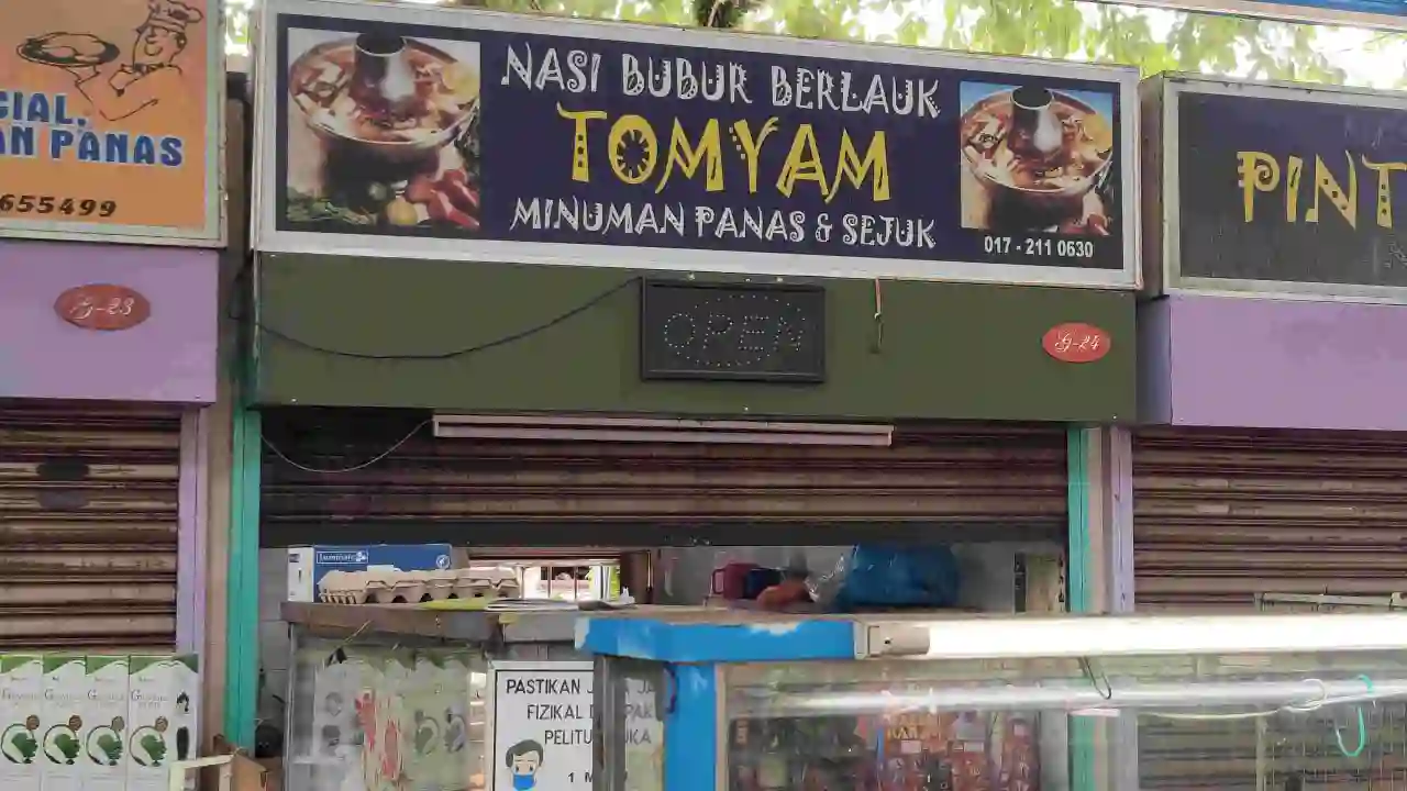 Nask Bubur Berlauk Tomyam Minuman Panas Dan Sejuk