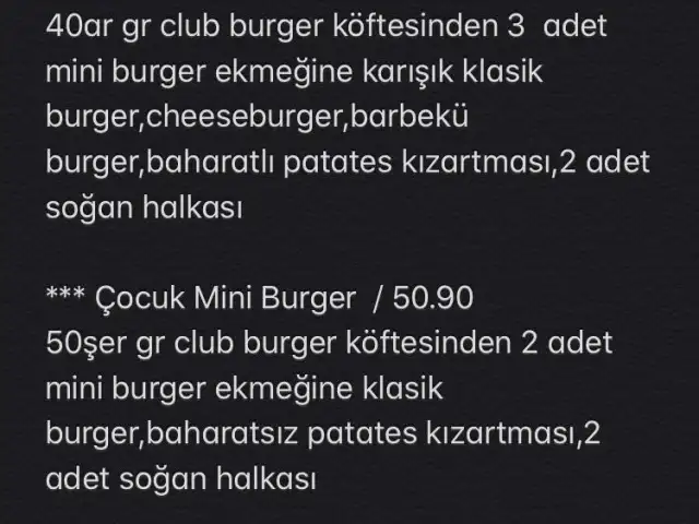 Burger Club Bakırköy'nin yemek ve ambiyans fotoğrafları 5