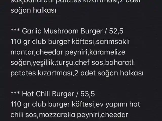 Burger Club Bakırköy'nin yemek ve ambiyans fotoğrafları 2