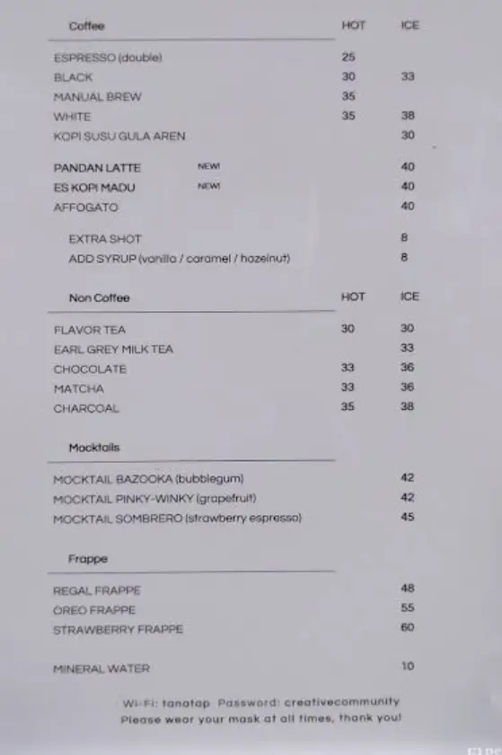 Gambar Makanan Tanatap Coffee Meruya 1