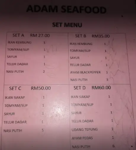 Adam Seafood Food Photo 1