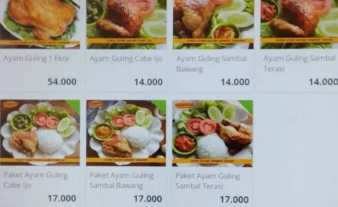 Gambar Makanan Ayam guling kota bambu 1