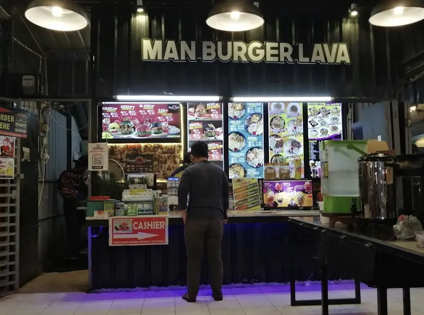 Man Burger Lava