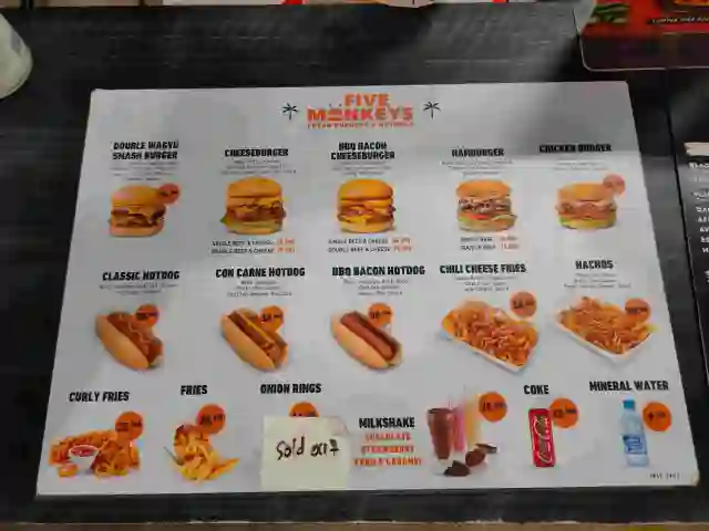 Gambar Makanan Five Monkeys Burger 1