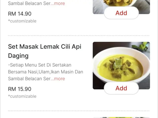 Lemak Chili’s Food Photo 2