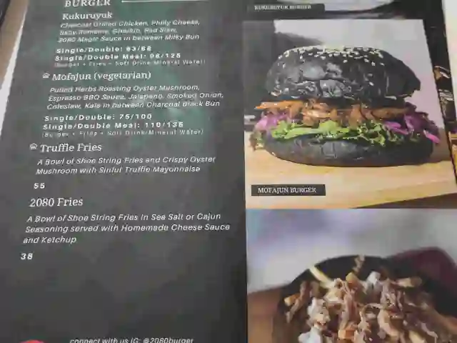 Gambar Makanan 2080 Burger Menteng 1