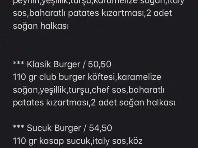 Burger Club Bakırköy'nin yemek ve ambiyans fotoğrafları 3