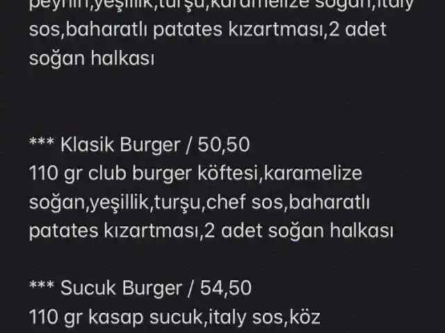 Burger Club Bakırköy'nin yemek ve ambiyans fotoğrafları 7