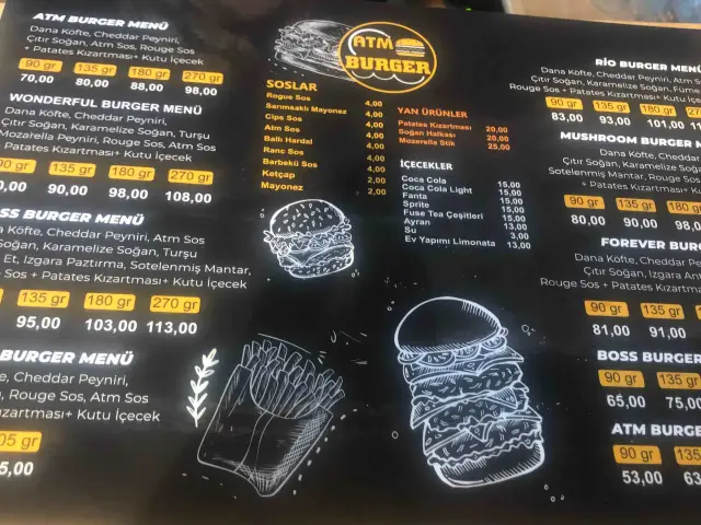 Atm Burger'nin yemek ve ambiyans fotoğrafları 8