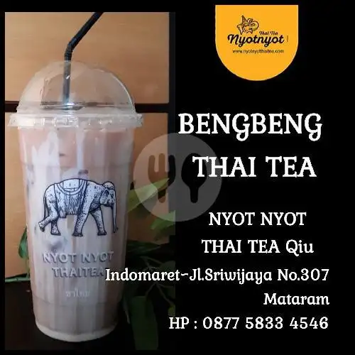 Gambar Makanan Nyot Nyot Thai Tea Qiu, Sriwijaya 19