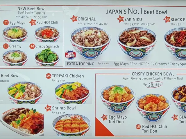 Gambar Makanan Yoshinoya 1