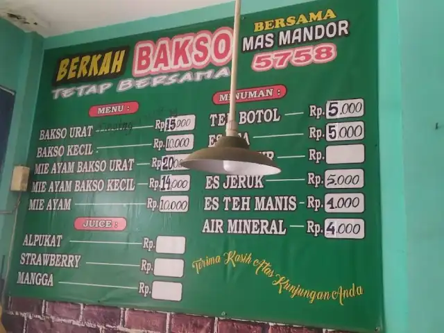 Gambar Makanan Berkah bakso bersama mas mandor 2