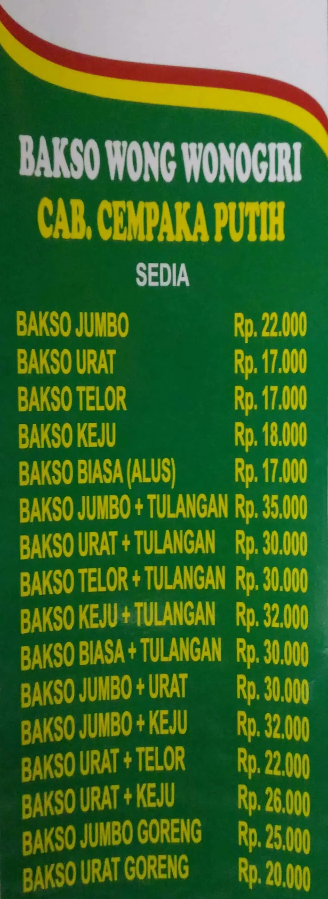 BaksoWongWonogiri