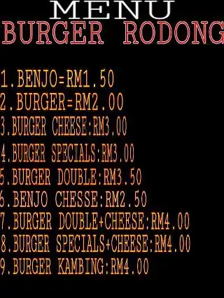 Burger Rodong Food Photo 2