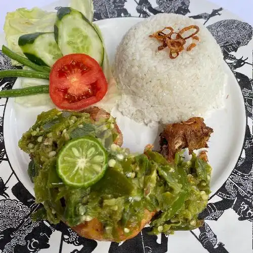 Gambar Makanan Rujak Tipat Cantok dan Nasi Bali Buk Agung, Rumah Tingkat Pagar Putih 2