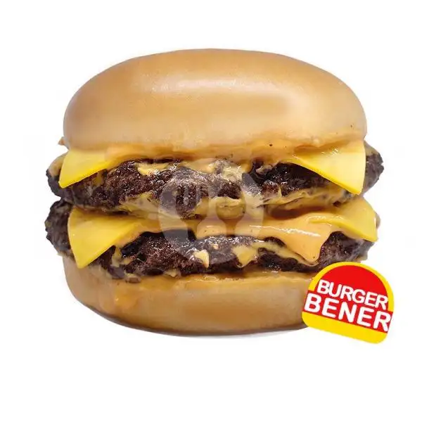 Gambar Makanan Burger Bener, Salemba 15