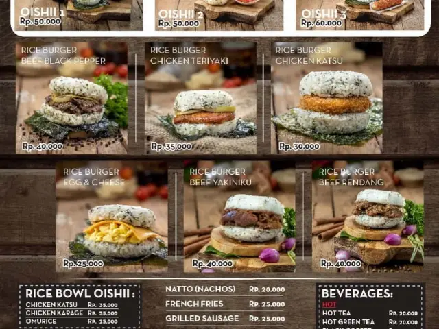 Gambar Makanan Oishii Rice Burger 1