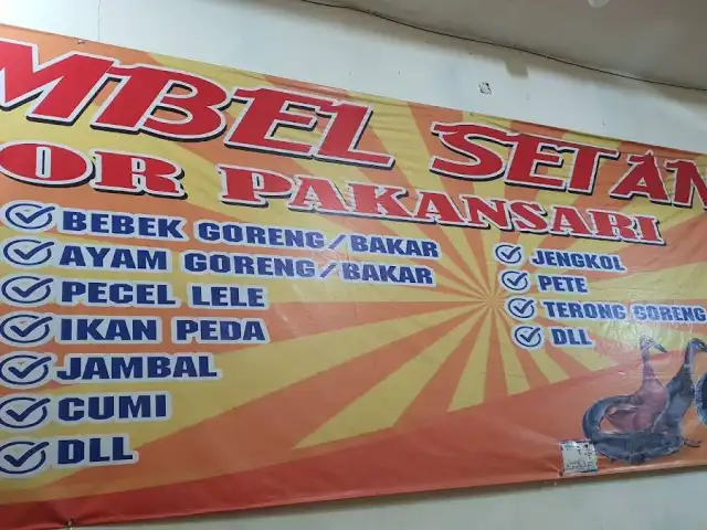 Gambar Makanan Sambel Setan Spesial Penyet Pakansari 10