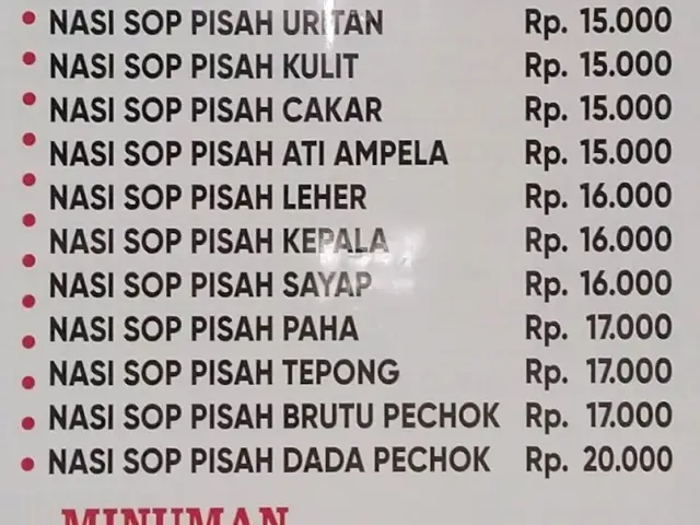 Gambar Makanan Sop Ayam Pak Min Klaten 1