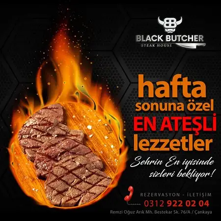 Black Butcher Steak House'nin yemek ve ambiyans fotoğrafları 2