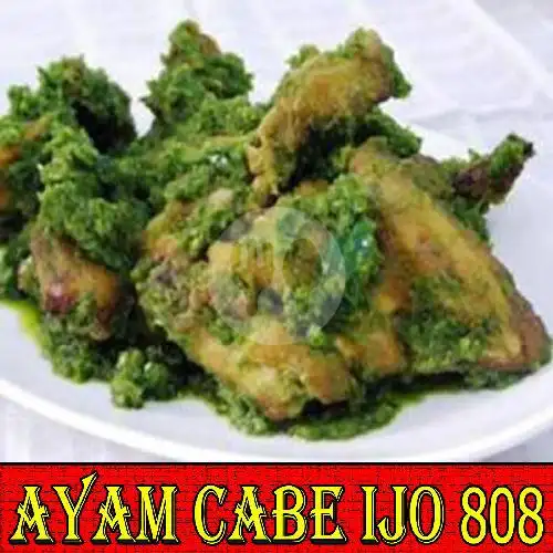 Gambar Makanan Ayam Cabe Ijo 808, Ruko Dermaga Sukajadi 1