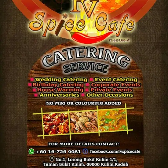 RV Spice Cafe Food Photo 1