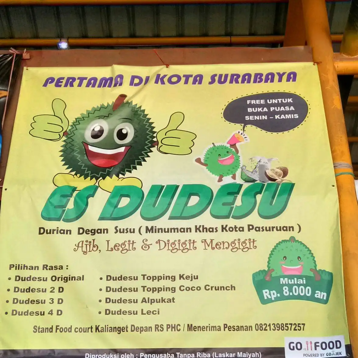 ES DUDESU (Durian Degan Susu) Minuman Unik Khas Pasuruan