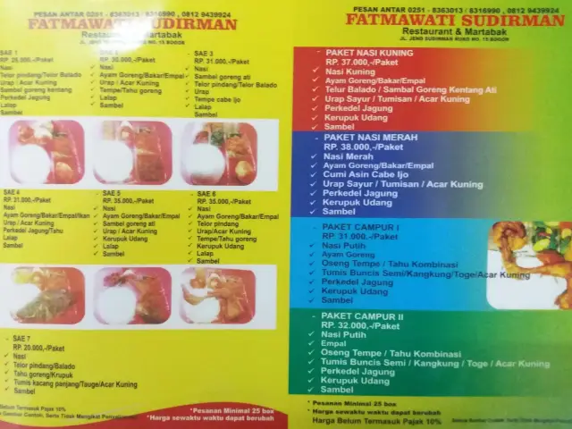 Gambar Makanan Fatmawati Sudirman Restaurant & Martabak 2