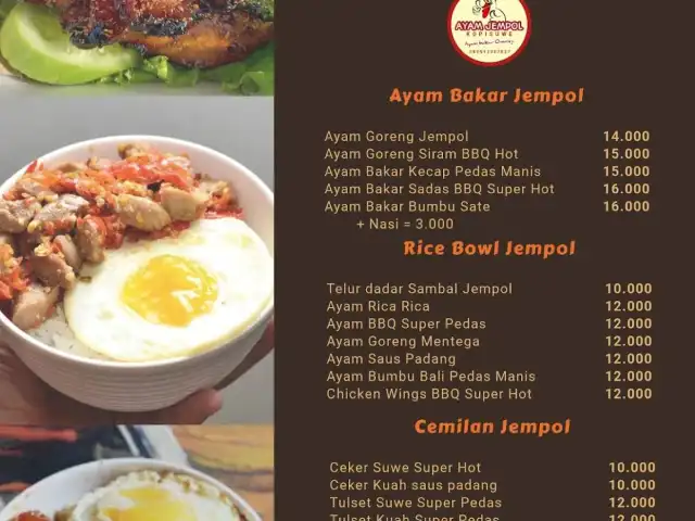 Gambar Makanan Ayam Jempol Kopisuwe 1