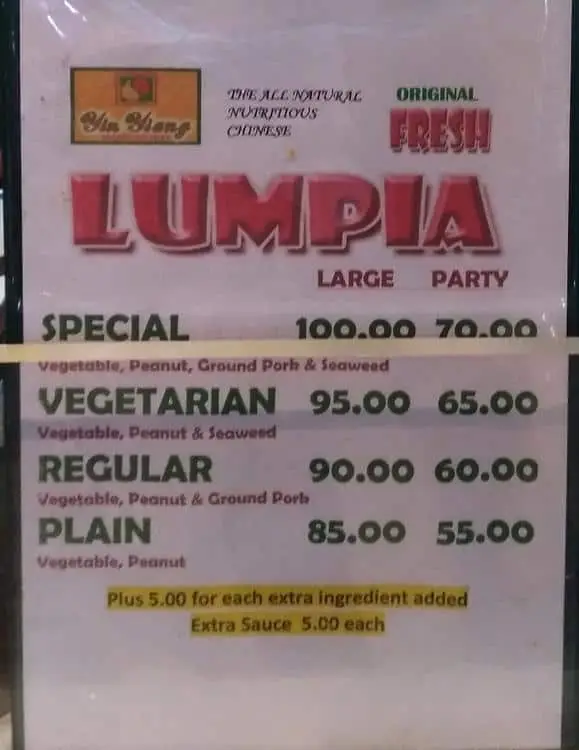 Fresh Lumpia Food Photo 1