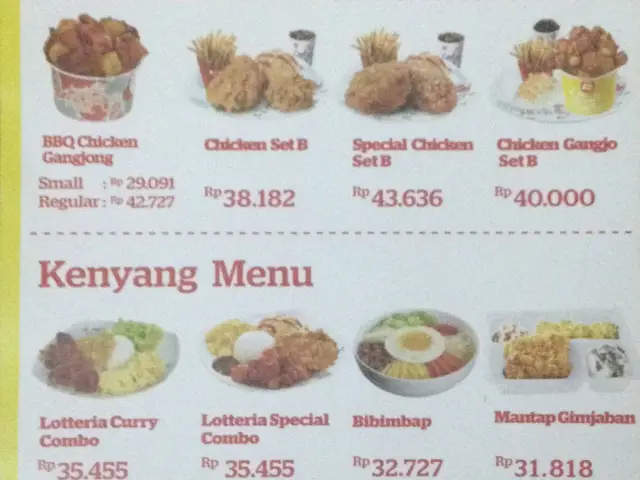 Gambar Makanan Lotteria 5