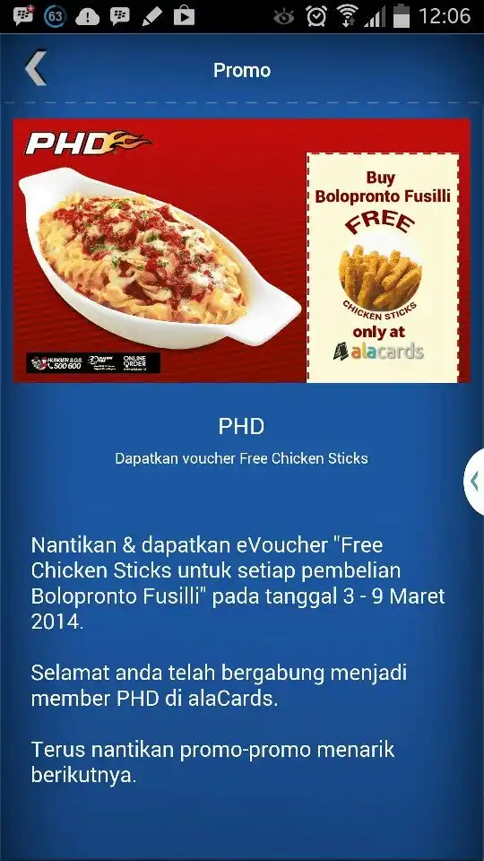 Gambar Makanan PHD (Pizza Hut Delivery) 13