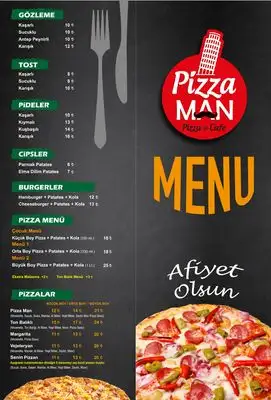 Pizza Man Pizza &amp; Cafe'nin yemek ve ambiyans fotoğrafları 2
