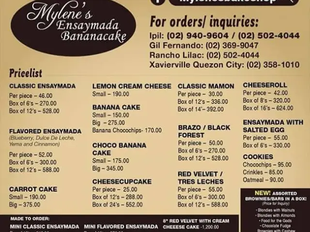 Mylene's Ensaymada Bananacake Food Photo 1