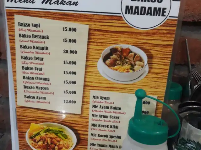 Gambar Makanan Bakso Madame 1