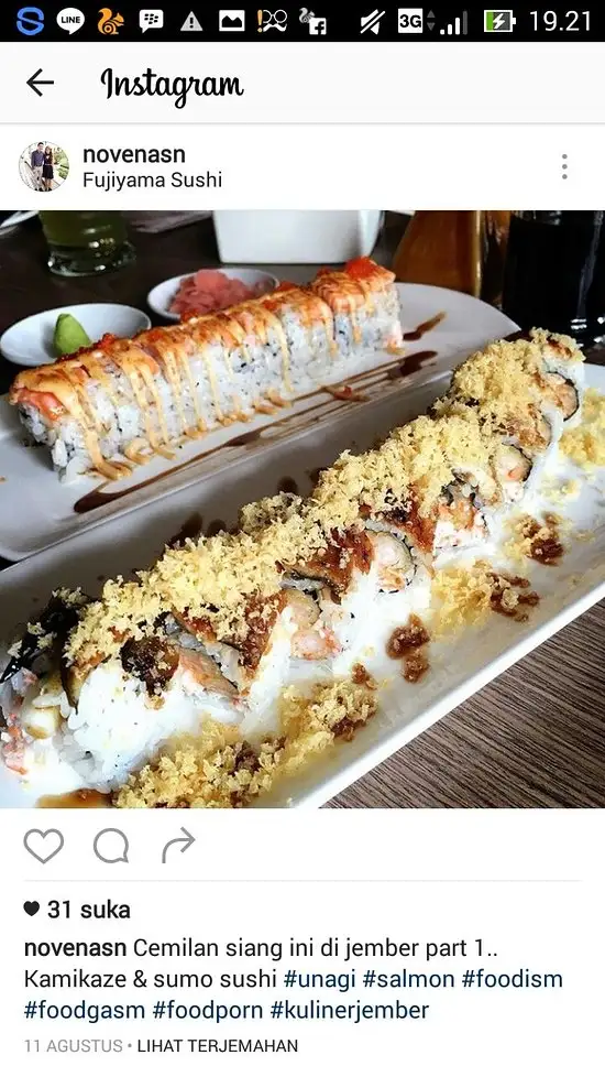 Gambar Makanan Fujiyama Sushi 9