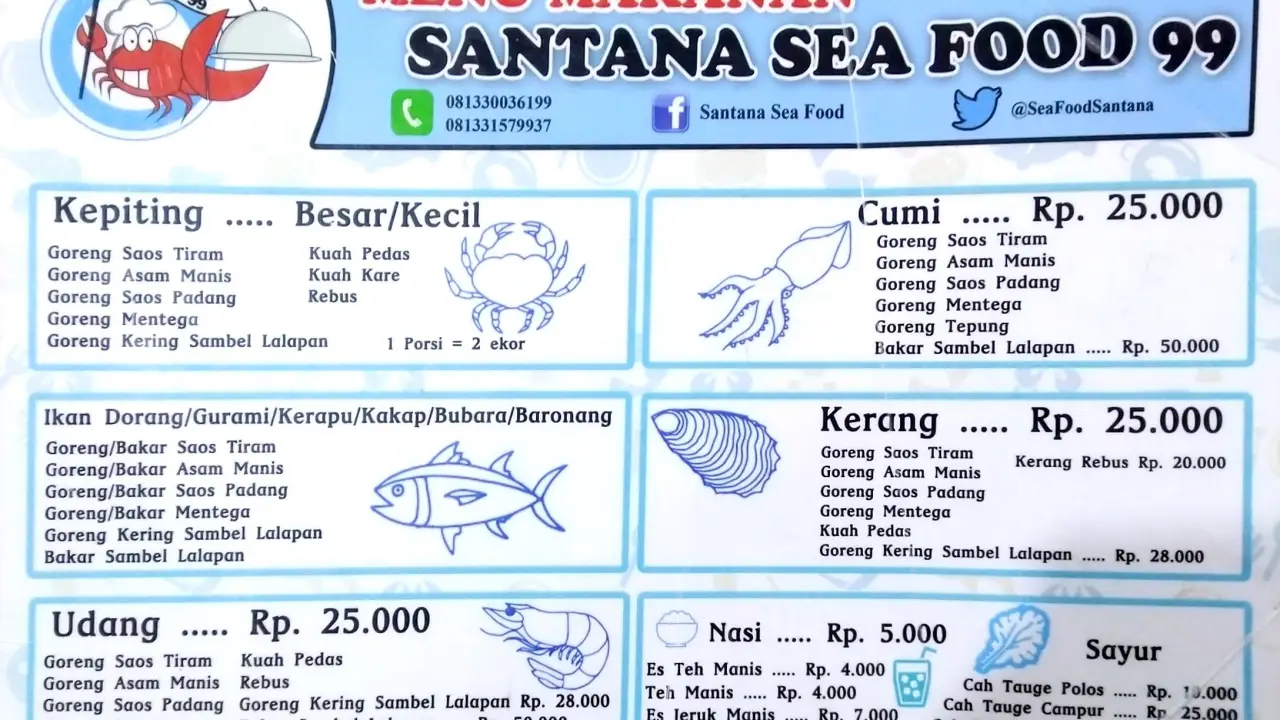 Santana Seafood 99