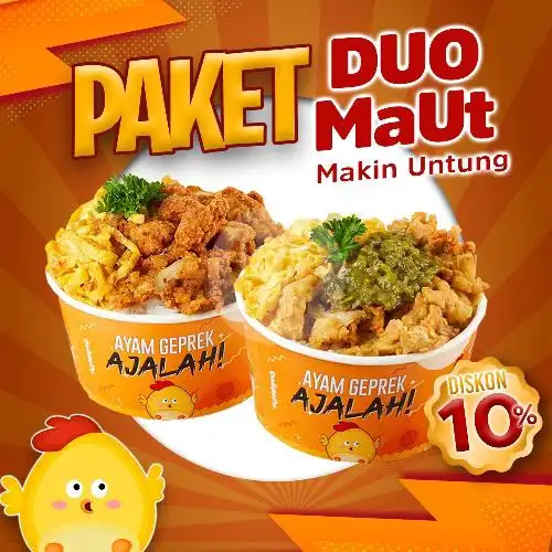 Gambar Makanan Ayam Geprek Ajalah! By Delideliv, Harmoni 1