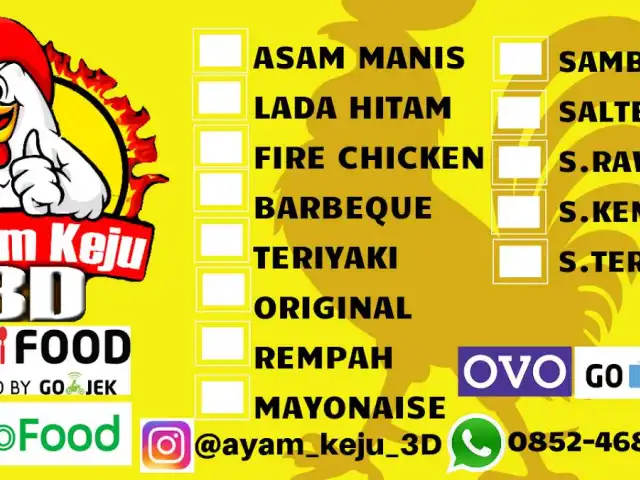 Gambar Makanan Ayam Keju 3D 10