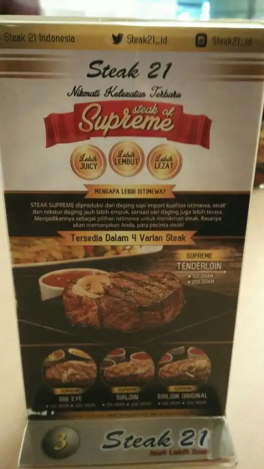 Gambar Makanan Steak 21 Cinere Bellevue 5