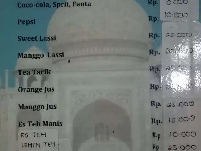 Gambar Makanan Taj Mahal 1