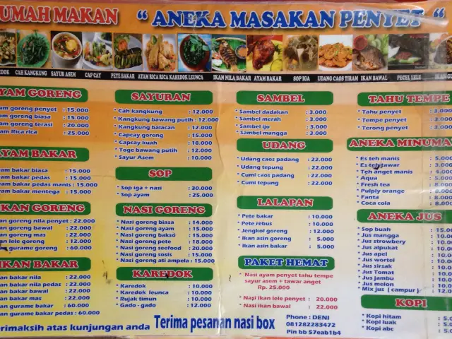 Gambar Makanan Aneka Masakan Penyet 2