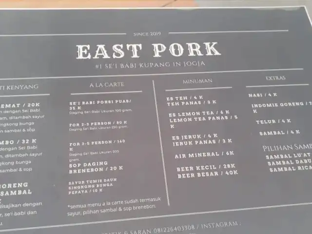Gambar Makanan East Pork - #1 Se'i Babi Kupang in Jogja 9